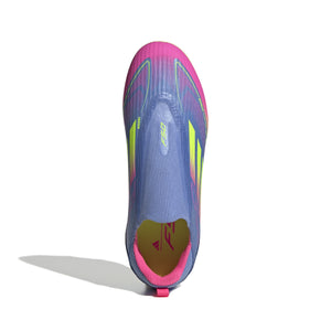 ADI JR F50 LEAGUE LL FG BLUE FUSION/LUCID LEMON/LUCID PINK