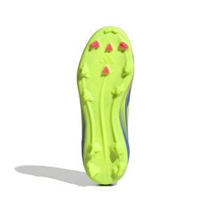 ADI JR F50 LEAGUE LL FG BLUE FUSION/LUCID LEMON/LUCID PINK