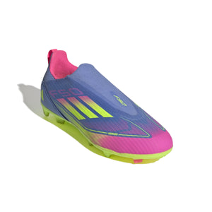 ADI JR F50 LEAGUE LL FG BLUE FUSION/LUCID LEMON/LUCID PINK