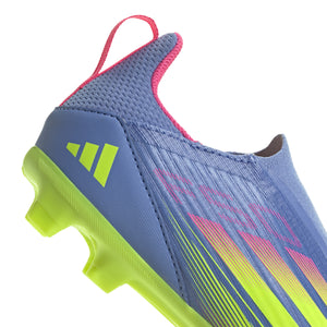 ADI JR F50 LEAGUE LL FG BLUE FUSION/LUCID LEMON/LUCID PINK