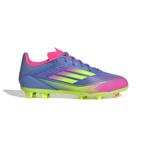 ADI JR F50 LEAGUE FG BLUE FUSION/LUCID LEMON/LUCID PINK