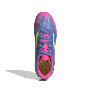 ADI JR F50 LEAGUE FG BLUE FUSION/LUCID LEMON/LUCID PINK