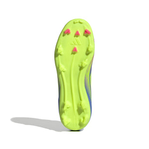 ADI JR F50 LEAGUE FG BLUE FUSION/LUCID LEMON/LUCID PINK
