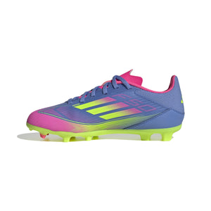 ADI JR F50 LEAGUE FG BLUE FUSION/LUCID LEMON/LUCID PINK