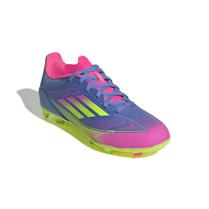 ADI JR F50 LEAGUE FG BLUE FUSION/LUCID LEMON/LUCID PINK