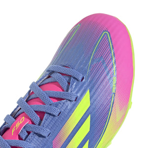 ADI JR F50 LEAGUE FG BLUE FUSION/LUCID LEMON/LUCID PINK