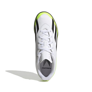 ADI JR X CRAZYFAST.4 TF WHITE/BLACK/LUCID LEMON