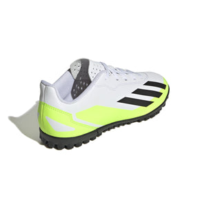 ADI JR X CRAZYFAST.4 TF WHITE/BLACK/LUCID LEMON