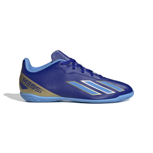 ADI JR X CRAZYFAST CLUB MESSI IC SILVER LUCID BLUE/GOLD/WHITE