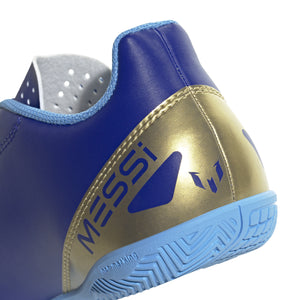 ADI JR X CRAZYFAST CLUB MESSI IC SILVER LUCID BLUE/GOLD/WHITE