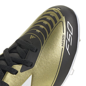 ADI JR F50 LEAGUE MESSI FG GOLD/CORE BLACK