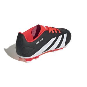 ADI JR PREDATOR CLUB FG BLACK/SOLRED/WHITE