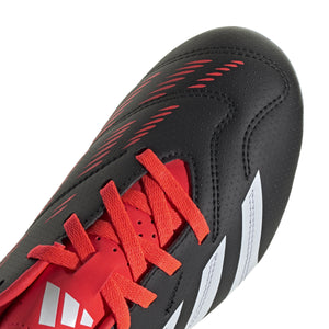 ADI JR PREDATOR CLUB FG BLACK/SOLRED/WHITE
