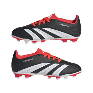 ADI JR PREDATOR CLUB FG BLACK/SOLRED/WHITE