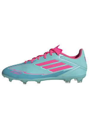 ADI F50 LEAGUE MESSI FG FLASH AQUA/LUCID PINK