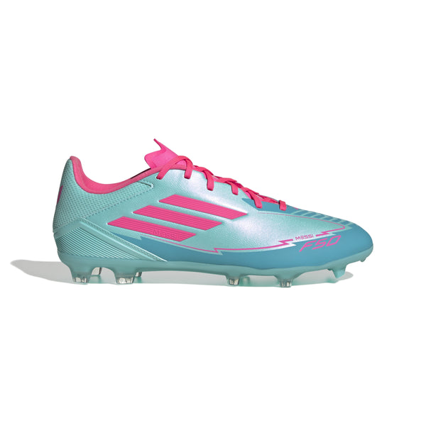 ADI F50 LEAGUE MESSI FG FLASH AQUA/LUCID PINK