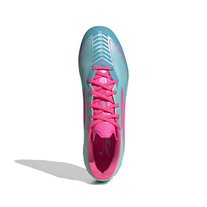 ADI F50 LEAGUE MESSI FG FLASH AQUA/LUCID PINK