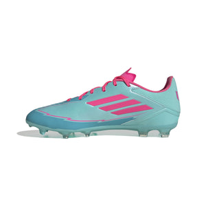 ADI F50 LEAGUE MESSI FG FLASH AQUA/LUCID PINK