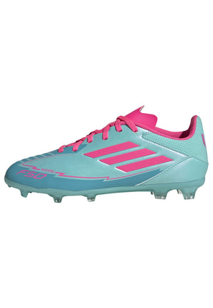 ADI JR F50 LEAGUE MESSI FG FLASH AQUA/LUCID PINK