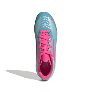 ADI JR F50 LEAGUE MESSI FG FLASH AQUA/LUCID PINK