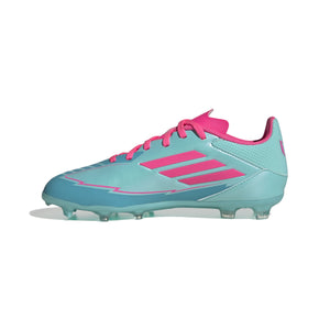 ADI JR F50 LEAGUE MESSI FG FLASH AQUA/LUCID PINK