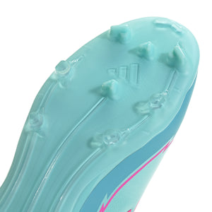 ADI JR F50 LEAGUE MESSI FG FLASH AQUA/LUCID PINK