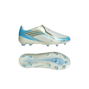 ADI JR F50 MESSI ELITE FG IVORY/SEMI BLUE
