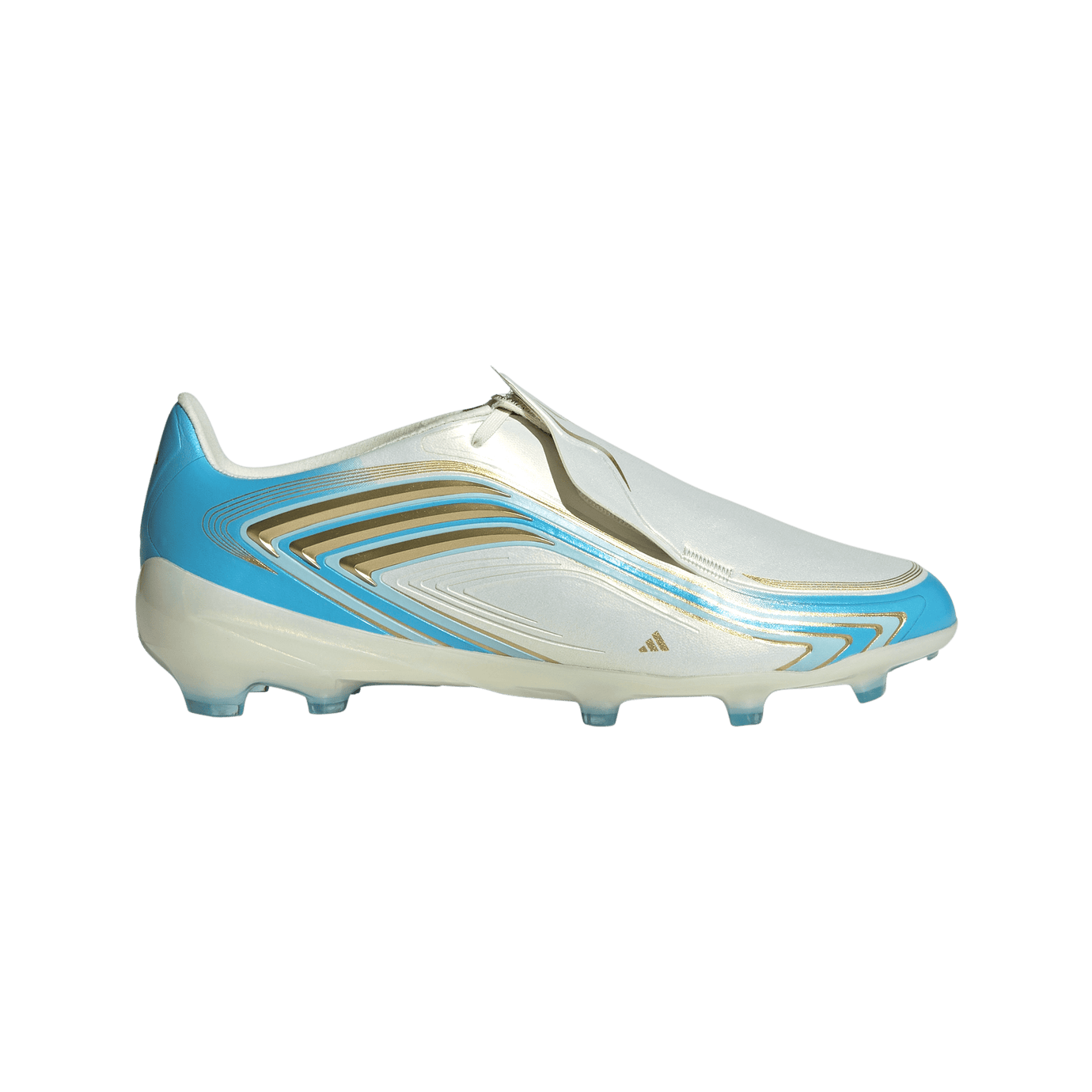 ADI JR F50 MESSI ELITE FG IVORY/SEMI BLUE