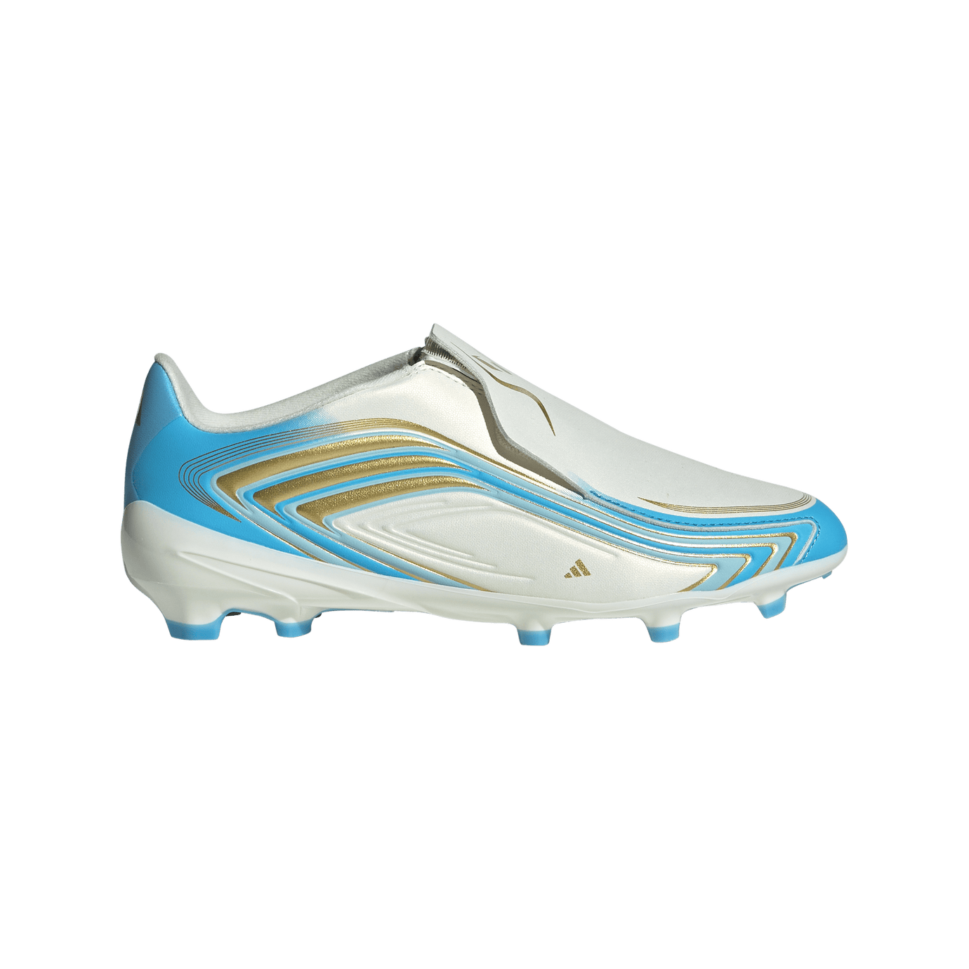 ADI JR F50 MESSI LEAGUE LL FG IVORY/SEMI BLUE