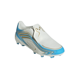 ADI JR F50 MESSI LEAGUE LL FG IVORY/SEMI BLUE