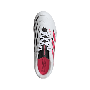 ADI JR PREDATOR CLUB FG WHITE/SOLAR TURBO/BLACK