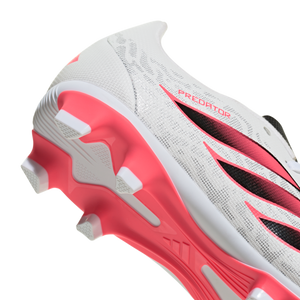ADI JR PREDATOR CLUB FG WHITE/SOLAR TURBO/BLACK