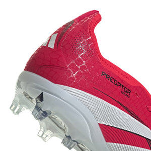 ADI JR PREDATOR ELITE FT FG LUCID RED/WHITE