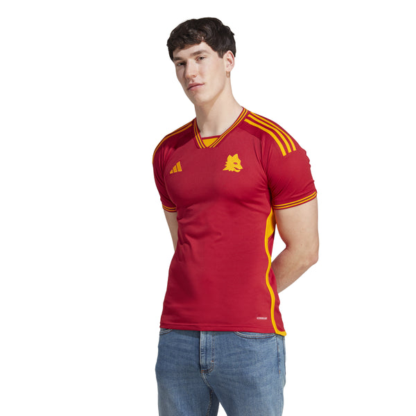 ADI AS ROMA 23-24 HOME JERSEY VICTORY RED