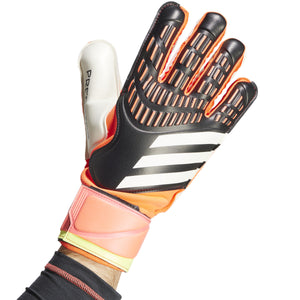 ADI JR PREDATOR GLOVE MATCH BLACK/SOLRED/YELLOW