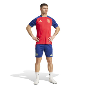 ADI SPAIN EURO24 TR SHORT VICTORY BLUE/SCARLET RED