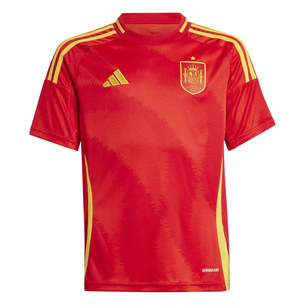 ADI JR SPAIN EURO24 HOME JERSEY SCARLET RED