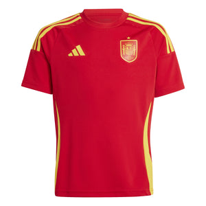 ADI JR SPAIN EURO24 FAN SHIRT SCARLET RED