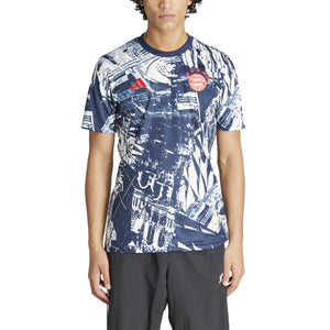 ADI BAYERN 23-24 PRE-MATCH JERSEY NAVY/WHITE