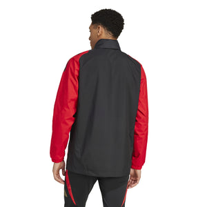 ADI BELGIË EURO24 ALL-WHEATER JACKET BLACK/RED