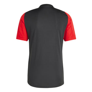 ADI BELGIË EURO24 TR JERSEY BLACK/SCARLET RED