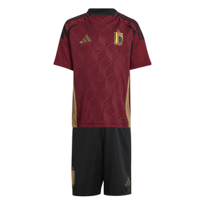 ADI JR BELGIE EURO24 HOME MINI KIT BURGUNDY/GOLD