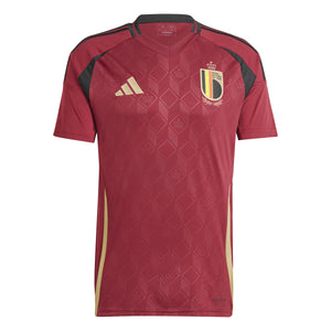 ADI BELGIË EURO24 HOME JERSEY BURGUNDY/GOLD