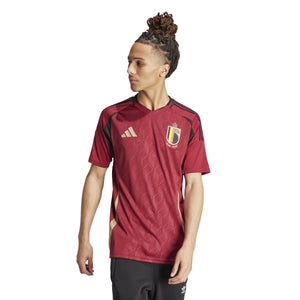 ADI BELGIË EURO24 HOME JERSEY BURGUNDY/GOLD