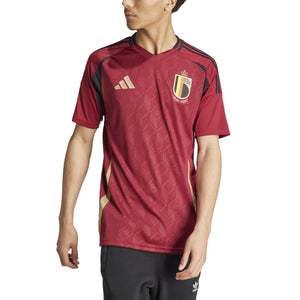 ADI BELGIË EURO24 HOME JERSEY BURGUNDY/GOLD