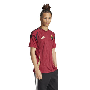 ADI BELGIË EURO24 HOME JERSEY BURGUNDY/GOLD