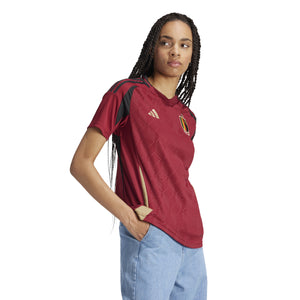 ADI BELGIË EURO24 HOME JERSEY WOMEN BURGUNDY/GOLD