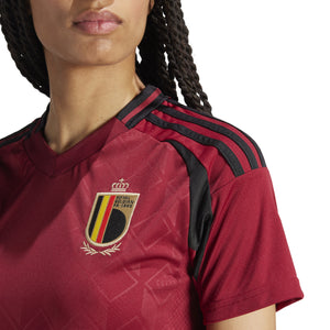 ADI BELGIË EURO24 HOME JERSEY WOMEN BURGUNDY/GOLD