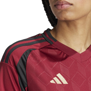 ADI BELGIË EURO24 HOME JERSEY WOMEN BURGUNDY/GOLD