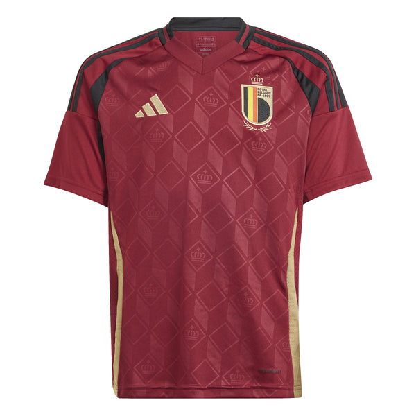 ADI JR BELGIË EURO24 HOME JERSEY BURGUNDY/GOLD